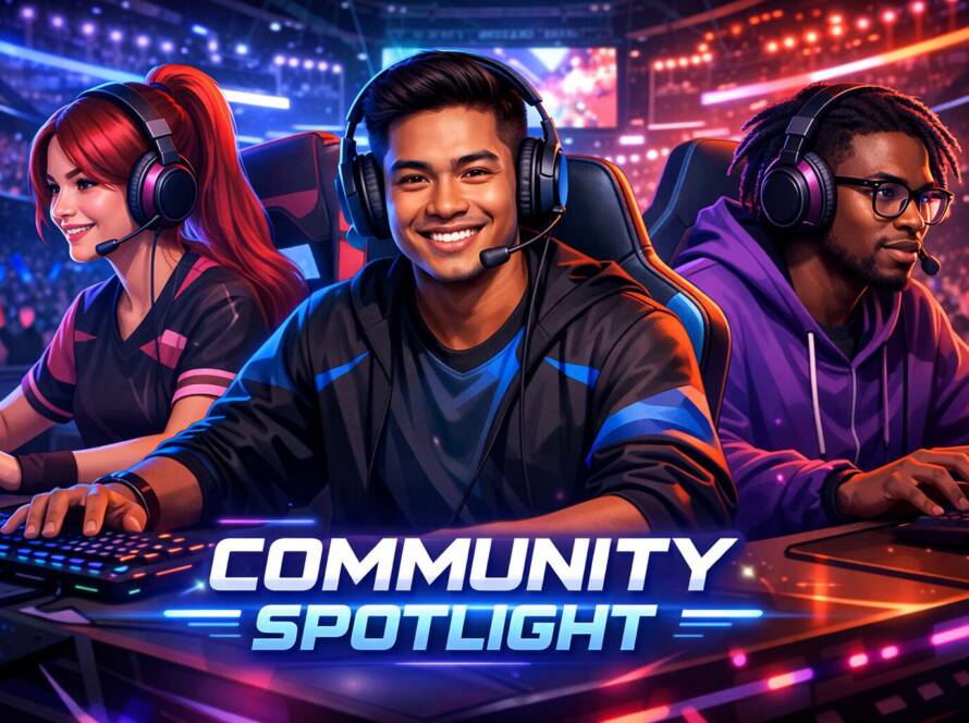 Community spotlight at esports event