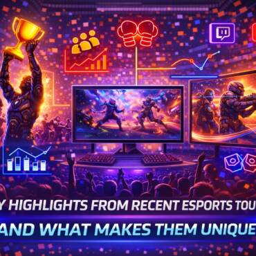 Esports tournament highlights in action