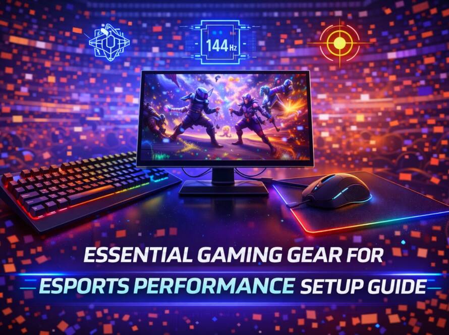 Gaming gear for esports performance